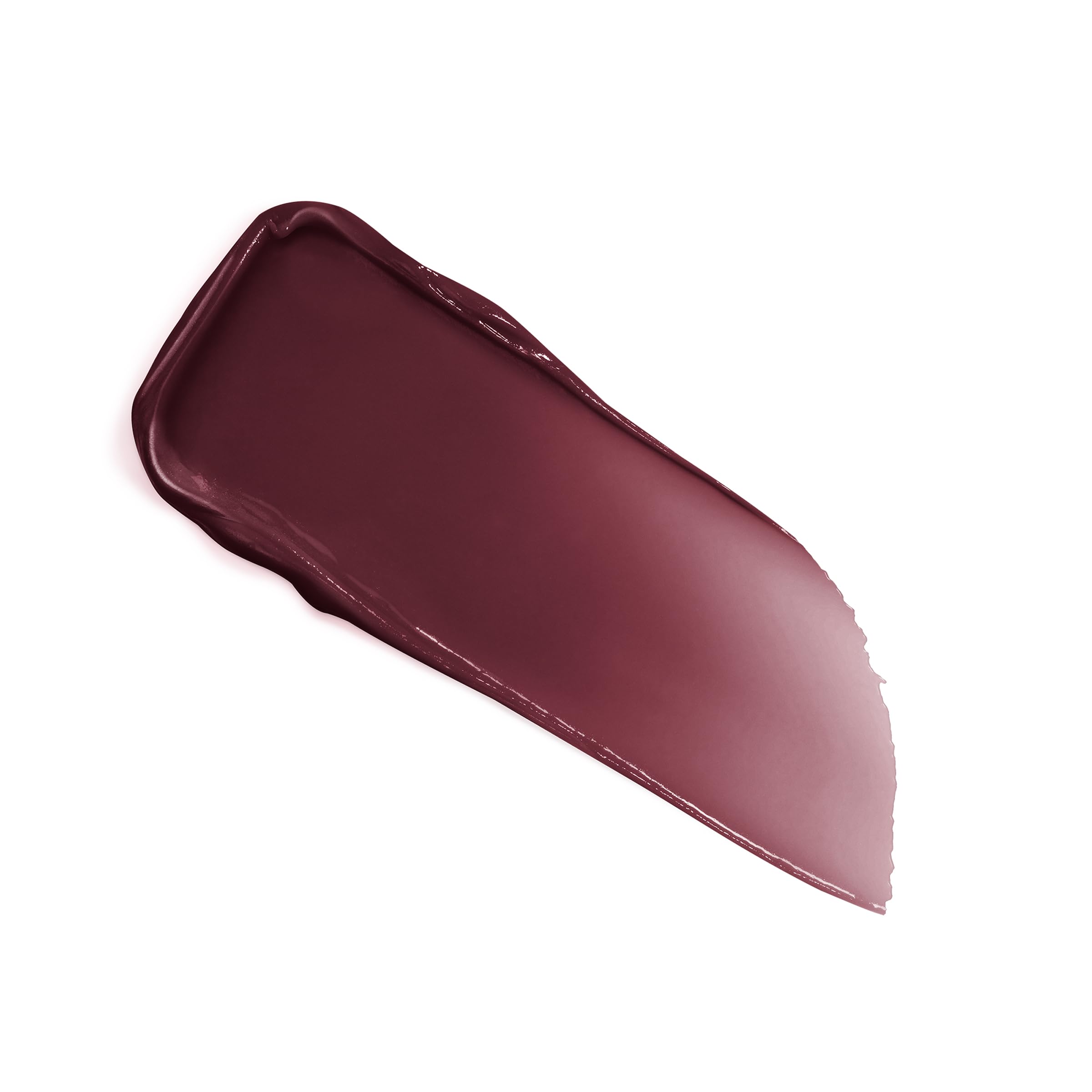 Lancôme Lip Idôle Butterglow shows lightweight, non-sticky texture on lips.