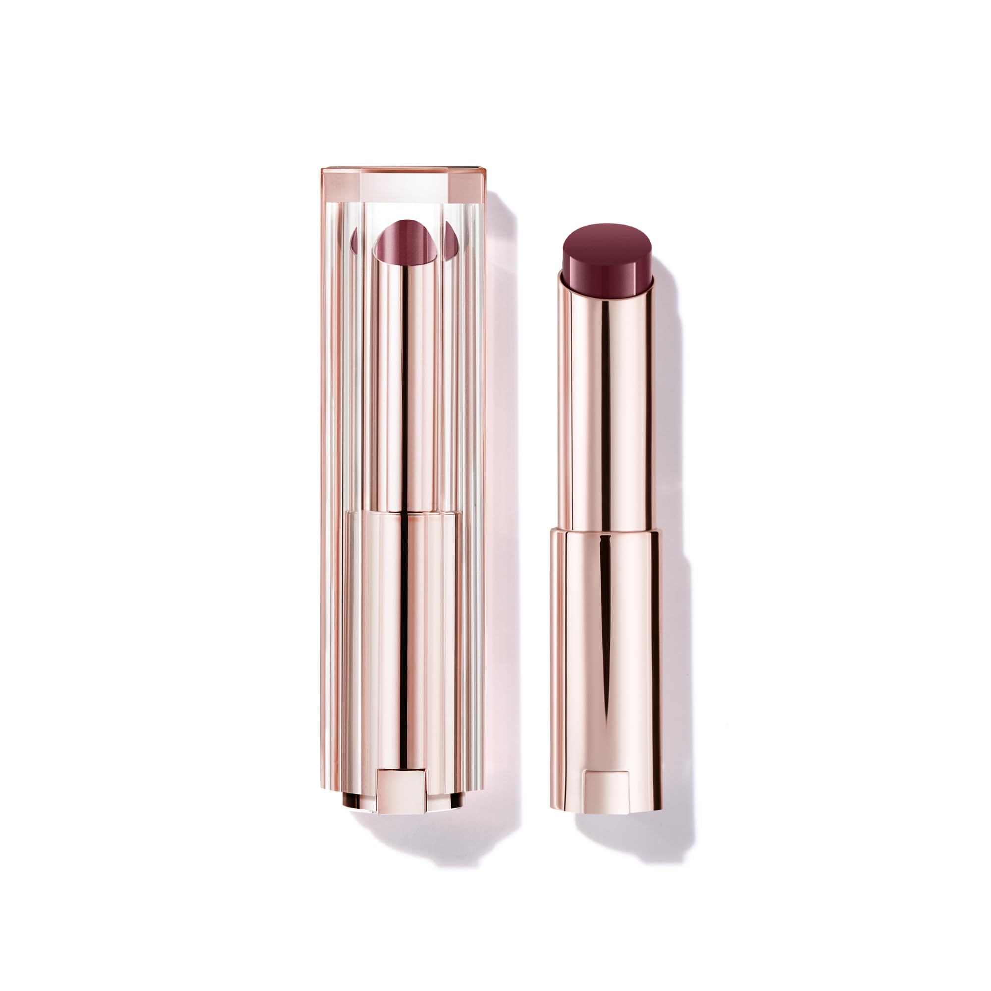 Lancôme Lip Idôle Butterglow close-up showing instant shine on lips.