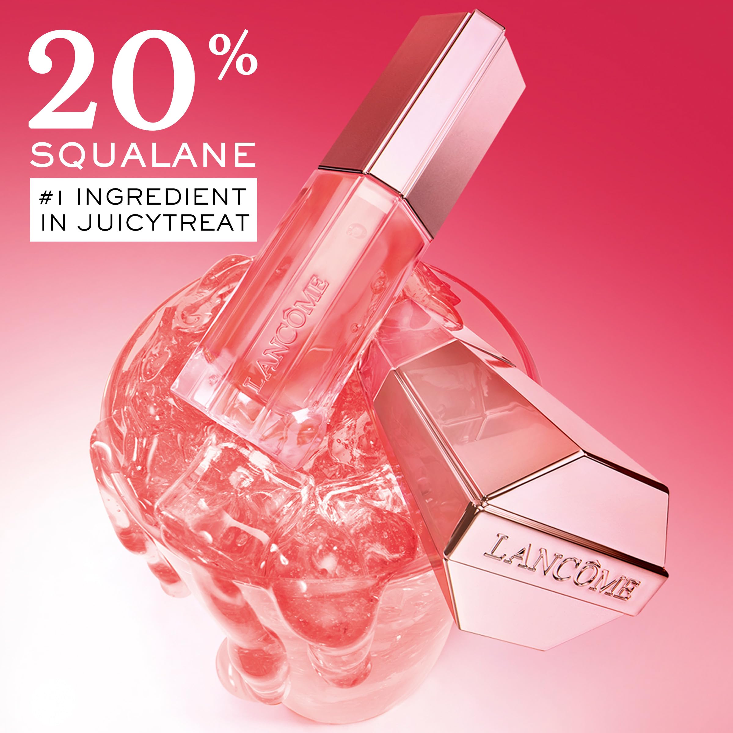 Lancôme Lip Idôle JuicyTreat with squalane for supple hydration.