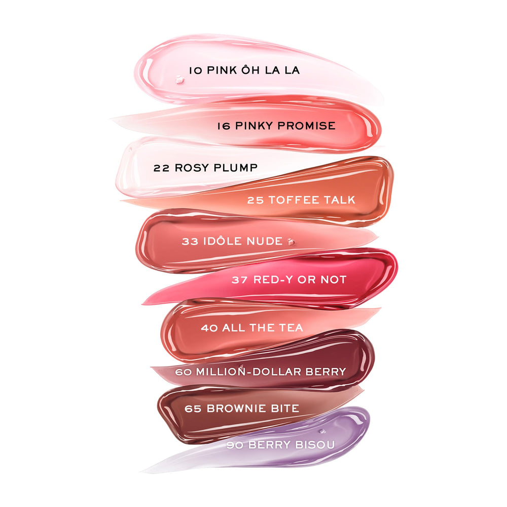 Lancome Lip Idôle JuicyTreat demonstrates long-wear, non-sticky finish.