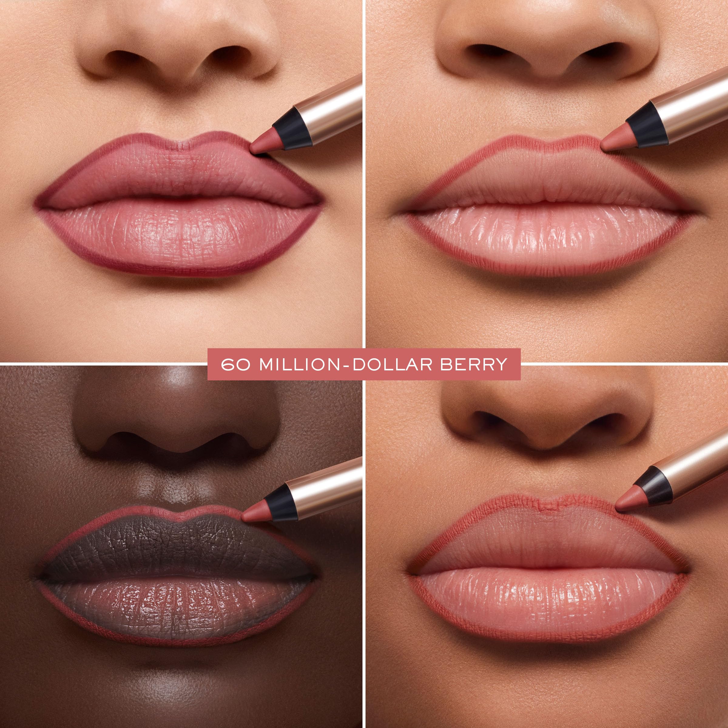 Lancôme Lip Idôle Lip Shaper precision closeup highlights sharpenable tip for clean edges.