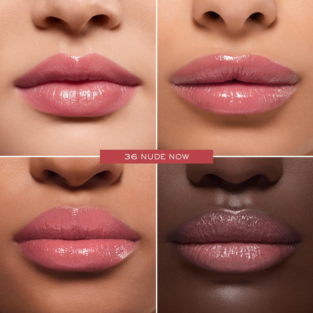 Lancôme Lip Idôle Squalane-12 Butterglow on-the-go use shows portable lip care.