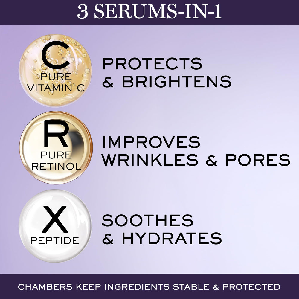Lancôme Rénergie C.R.x packaging box highlights brand luxury and promise.
