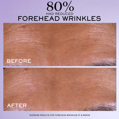 Lancôme Rénergie C.R.x serum texture swirl shows rich, smooth consistency.