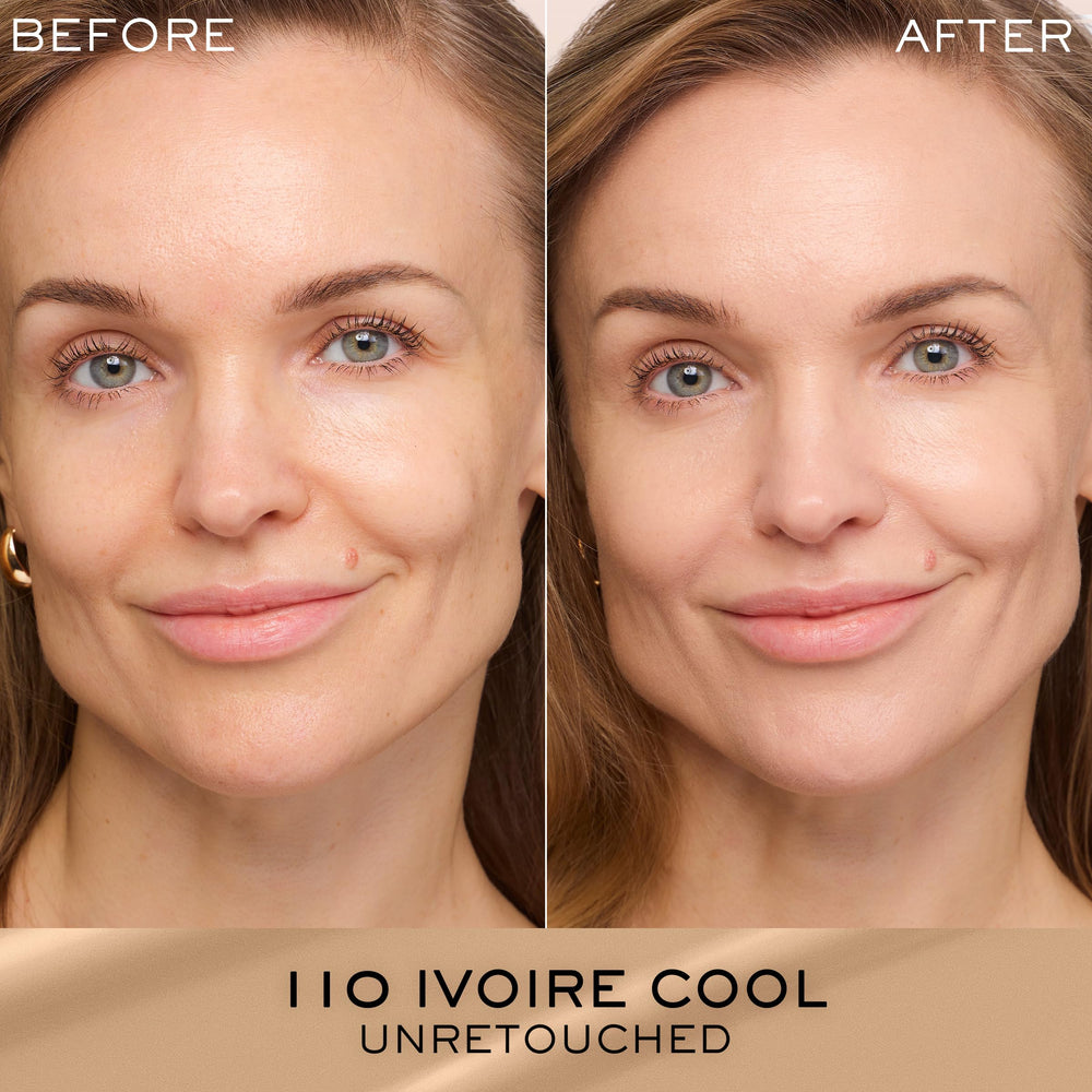Lancôme Renergie Lift Foundation close-up texture revealing smooth, even tone