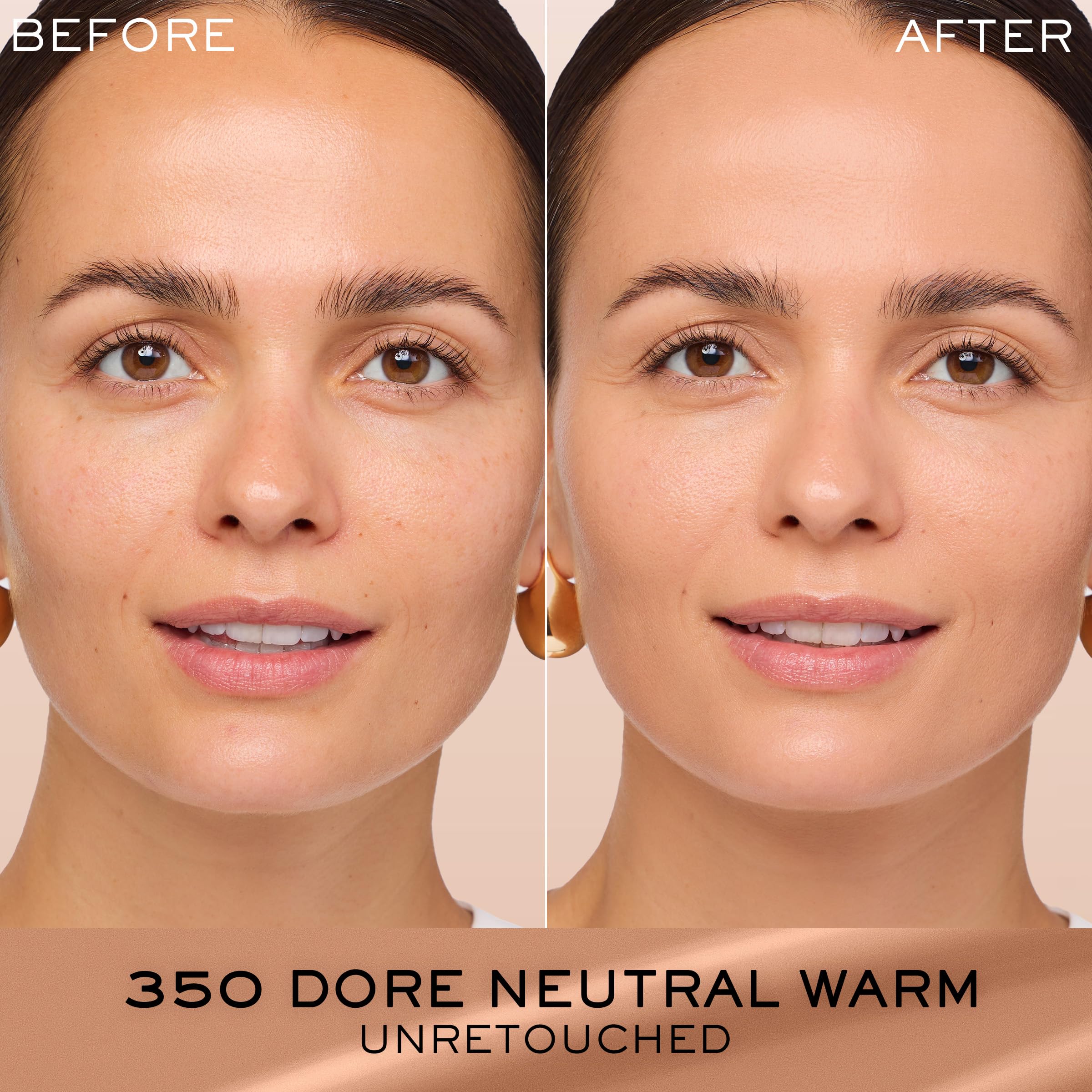 Lancôme Renergie Lift foundation pump enables smooth, precise application and long wear.