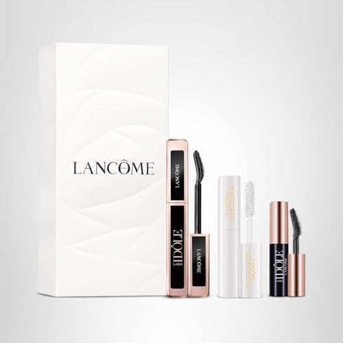 Lancôme set components arranged for travel and daily rituals
