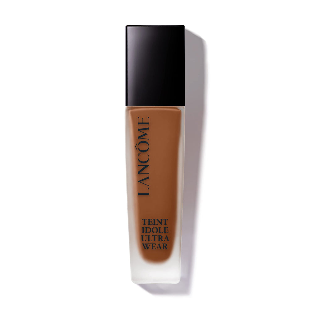 Lancôme Teint Idole 500C bottle front showing deep shade and matte finish.