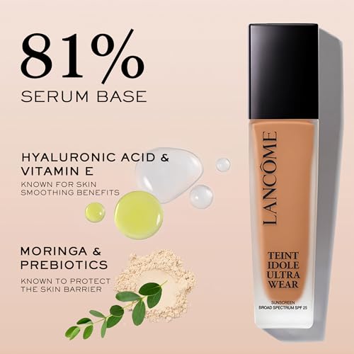 Application process demonstrating smooth blending for an even complexion.