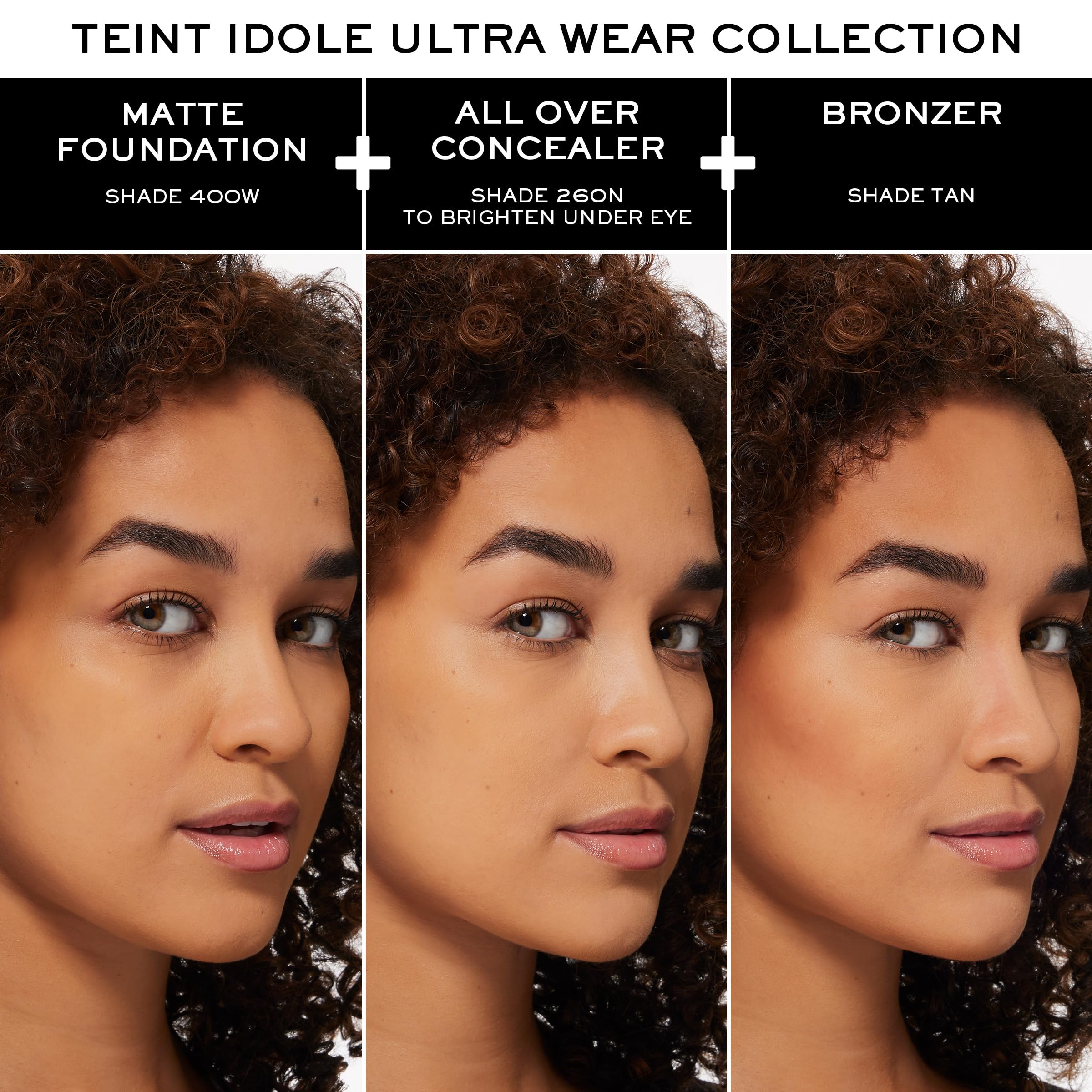 Lancôme Teint Idole Ultra Wear bronzer on skin creates sun-kissed look for day or night