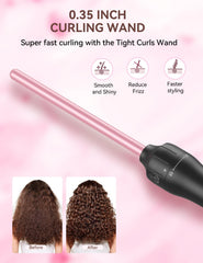 LANDOT ceramic-coated barrel delivers silky glide and shine.