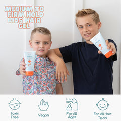LANE & CO. Baby Hair Gel dispenser demonstrates easy, mess-free application for toddlers