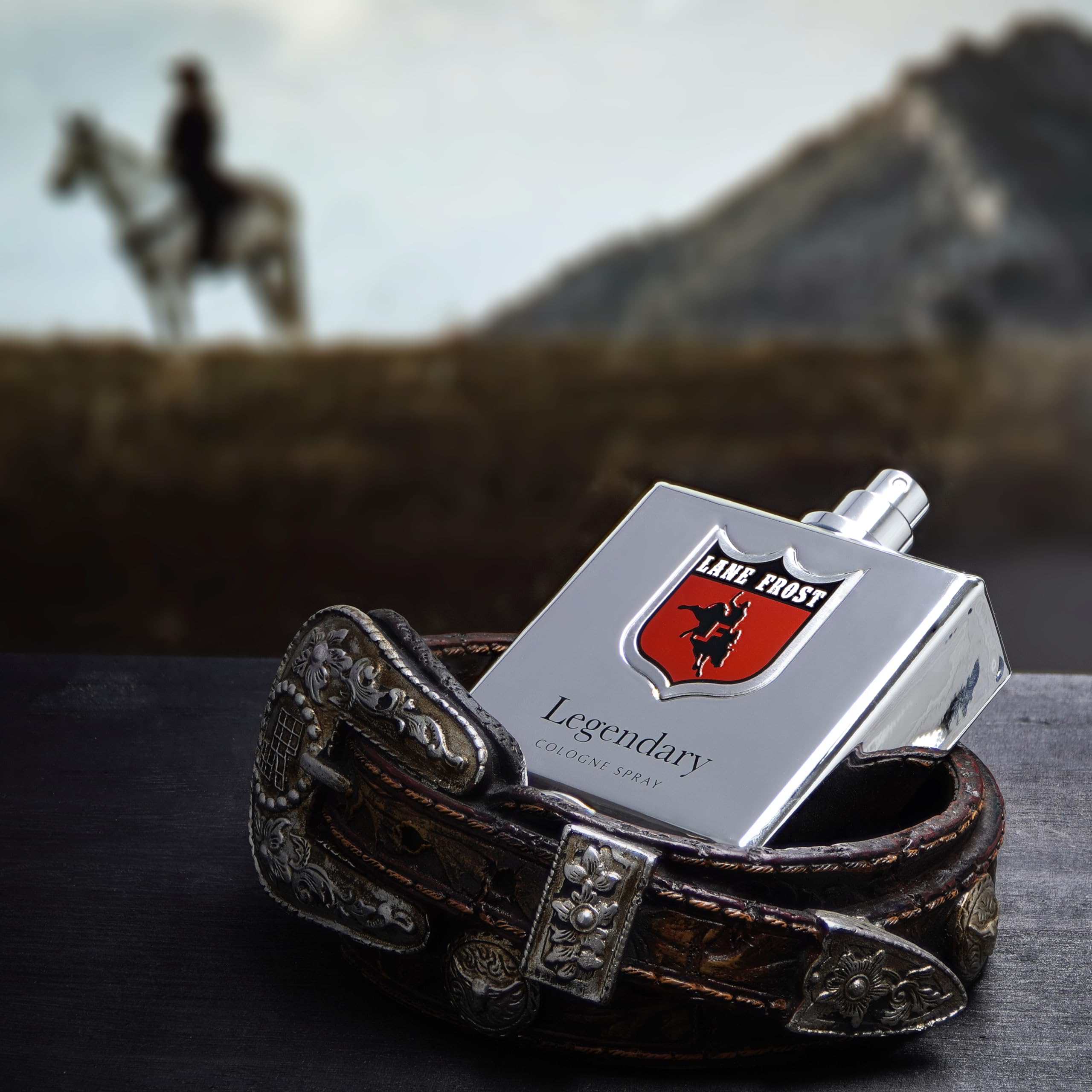 Lane Frost Legendary Chrome close-up of chili pepper spice note on fragrance.