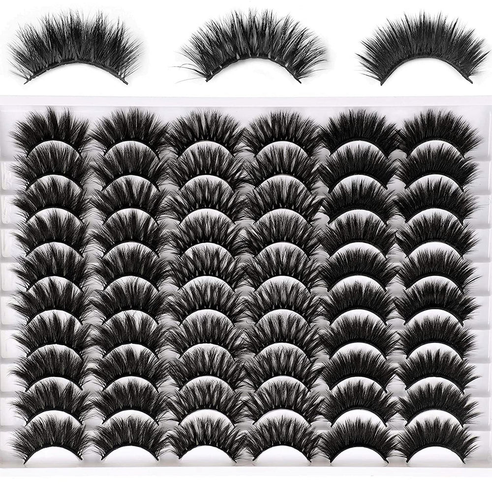 Lanflower 18-19-20mm lashes fit your eye line for customizable impact.