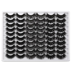Lanflower 5D 20mm lashes deliver fluffy drama for a striking look.