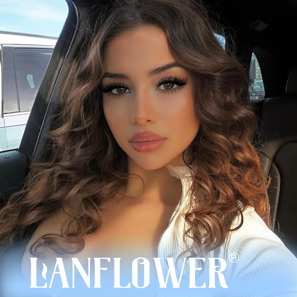 LANFLOWER beginner-friendly lashes easy to apply at home.