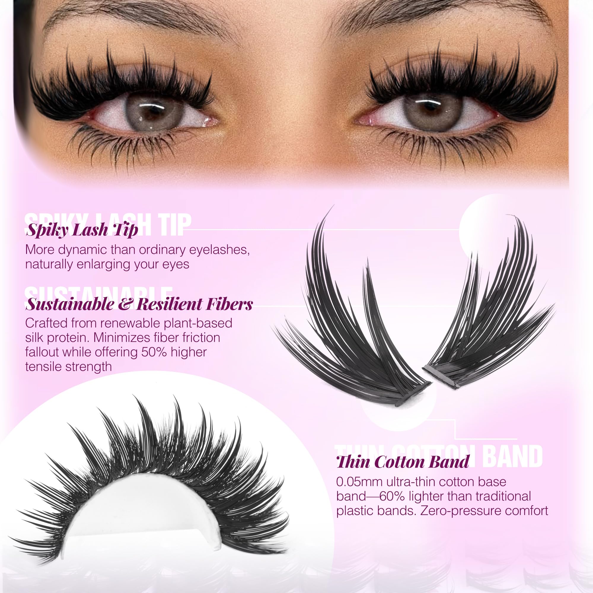 Lanflower Bottom Lashes included for balanced, cohesive manga style
