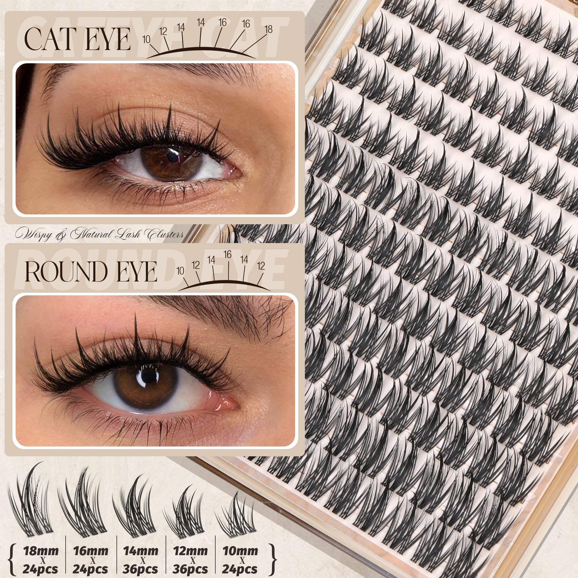 Lanflower curved lash extensions offer gentle lift for brighter eyes