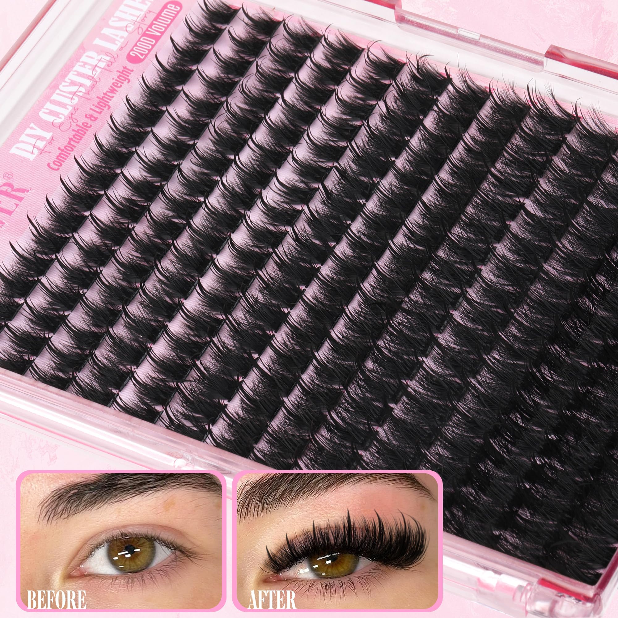 Lanflower manga-inspired lash clusters create a bold, editorial anime vibe.