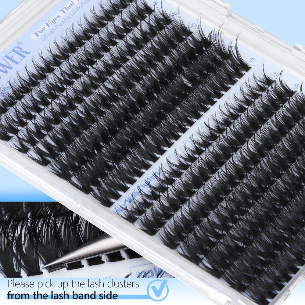 LANFLOWER waterproof sweatproof lashes withstand workouts and humidity.
