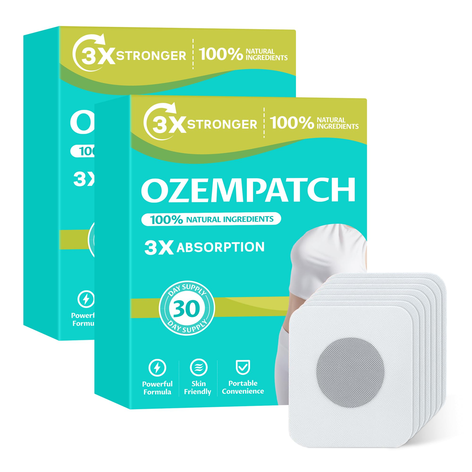 LANGCCI Ozempatch on abdomen for discreet overnight wear and gentle support.