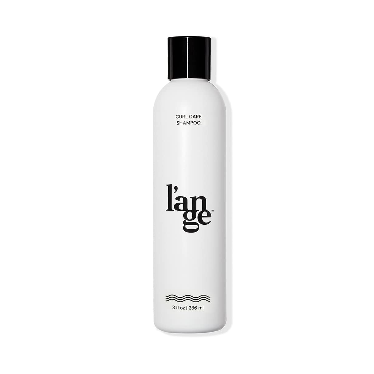 L'ANGE HAIR Curl Care Gentle Shampoo bottle promotes smooth, frizz-free curls.