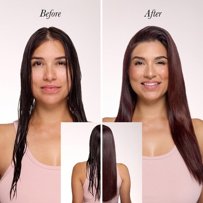 L'ANGE HAIR Replenish Detangler applied to damp hair for quick brush-through after wash.