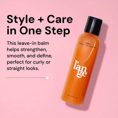 L'ANGE HAIR Sorbet application being applied for defined curls