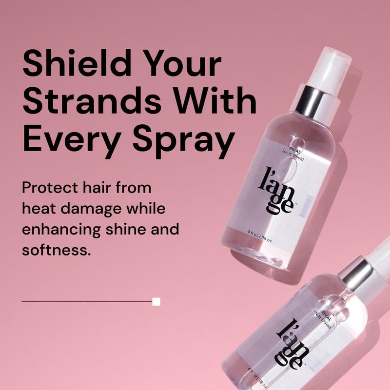 L'ANGE RIVAL Heat Shield spray on hair for thermal protection.