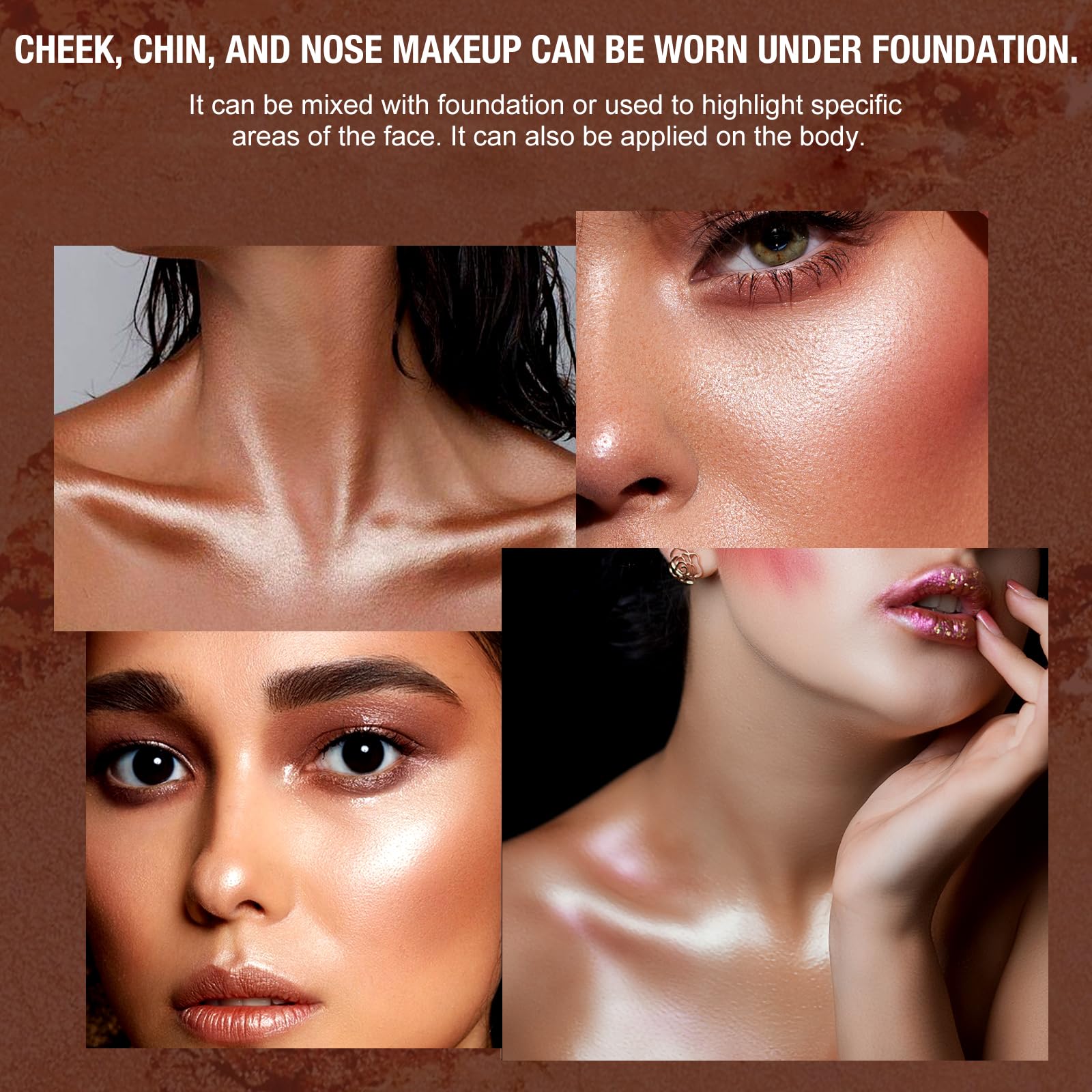 LANGMANNI baked highlighter texture with a radiant, long-lasting finish.