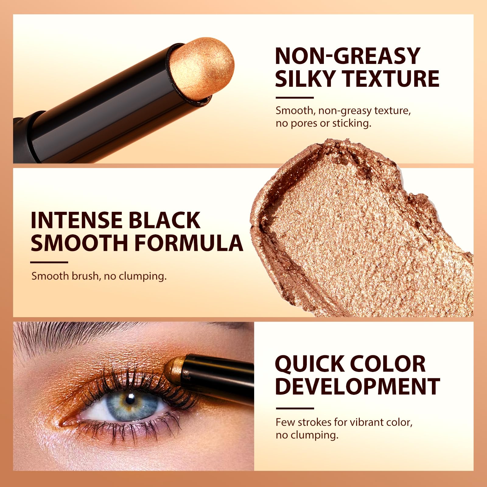 LANGMANNI creamy texture blends easily for seamless layerable color.