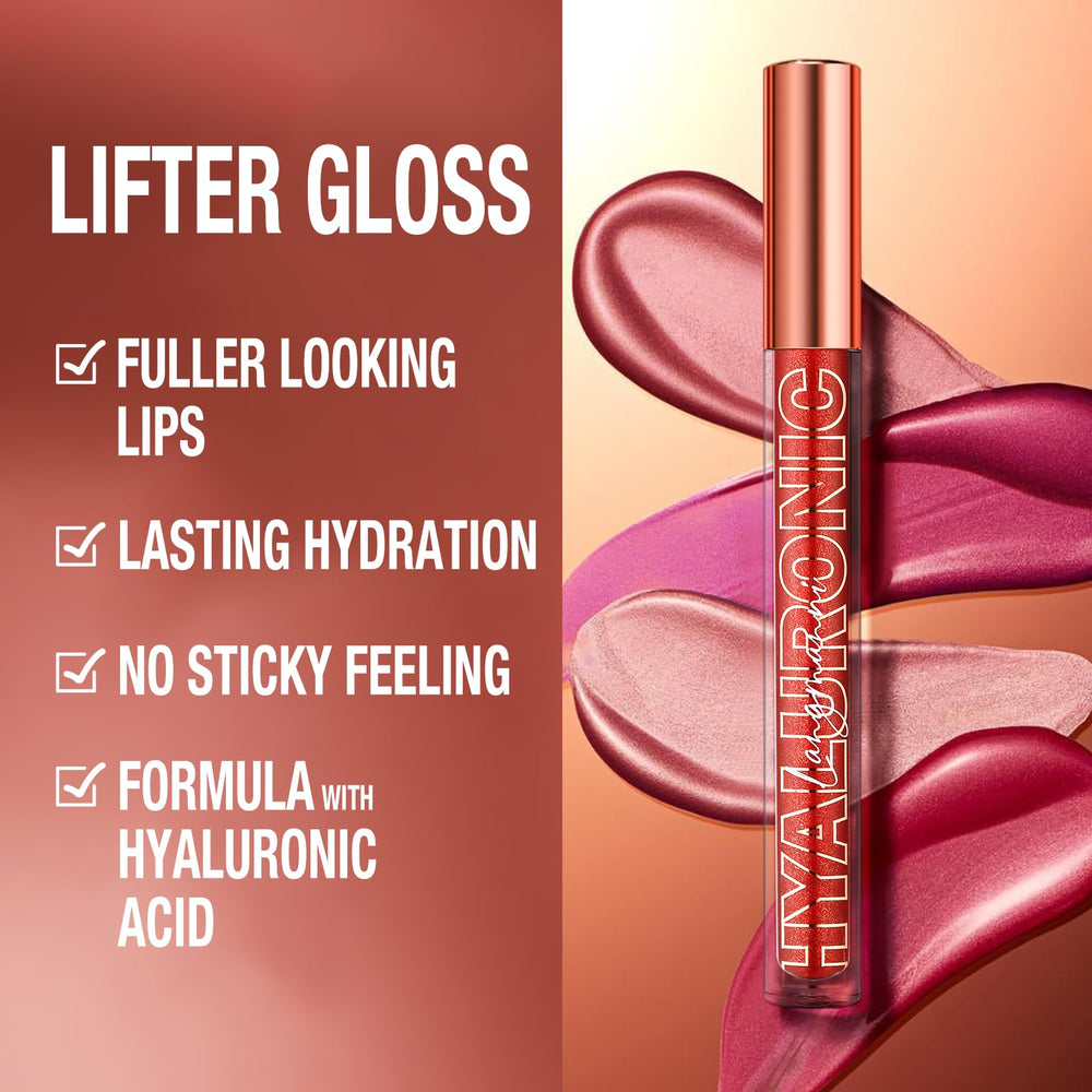 LANGMANNI gloss on hand reveals creamy texture and even glide.