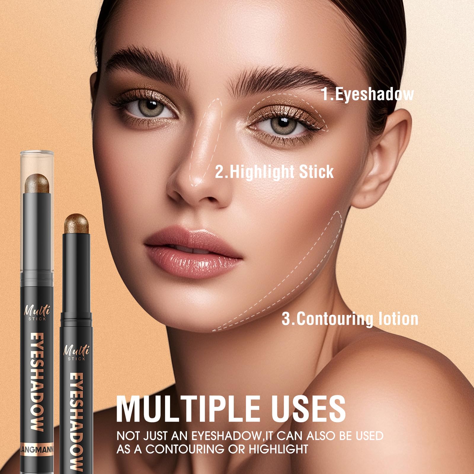 LANGMANNI silky-smooth application on the stick enables effortless blending.