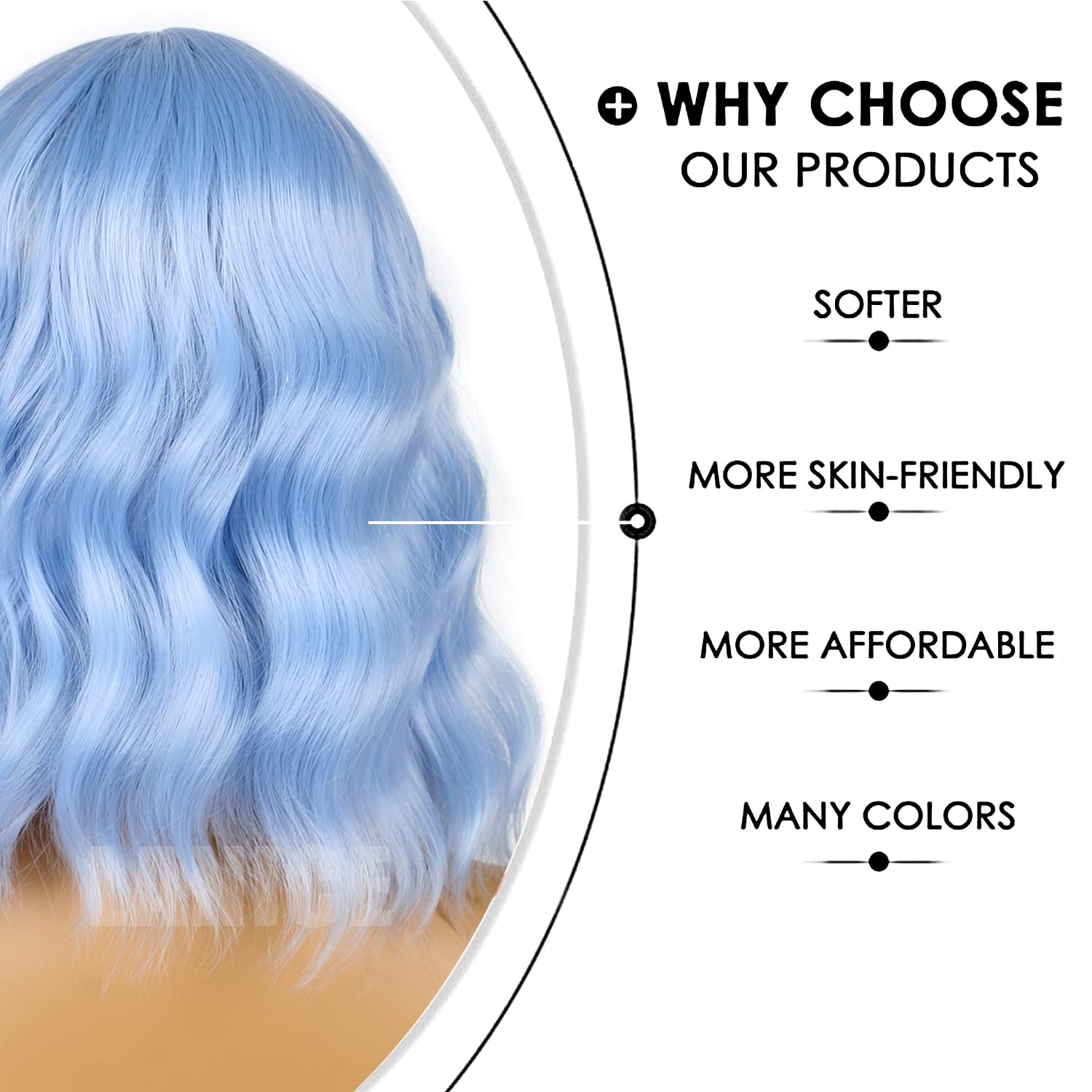 LANICE soft adjustable-cap wig fits most head shapes