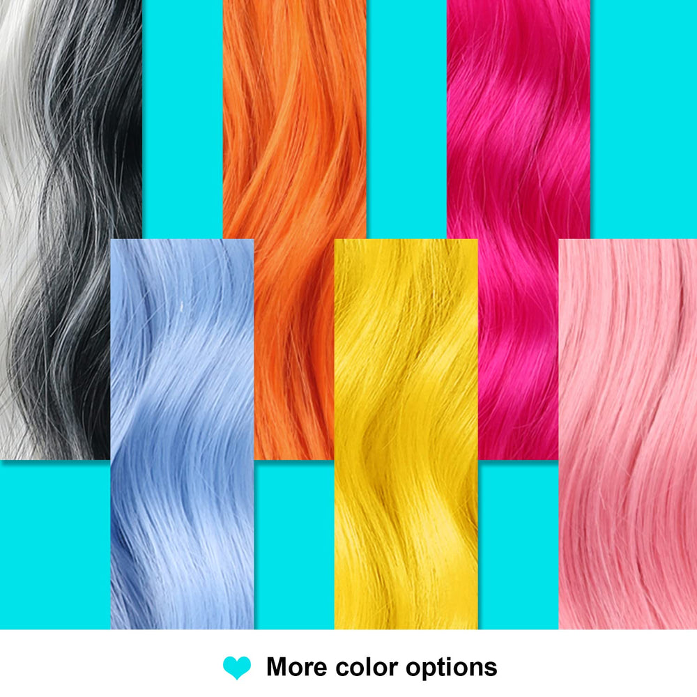 LANICE synthetic fiber wig with shiny finish for realistic style