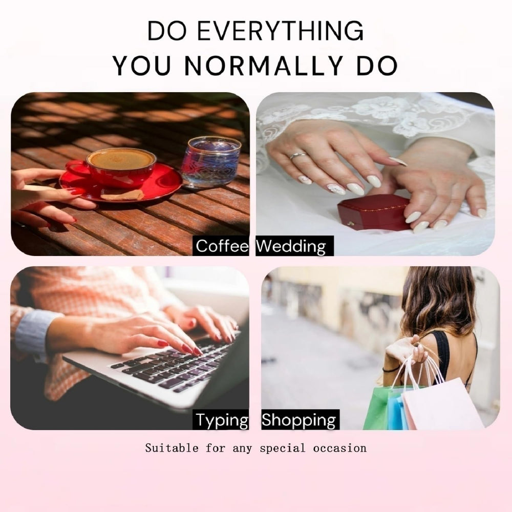 Lankensuixi easy-application nails demonstrate fast at-home manicure