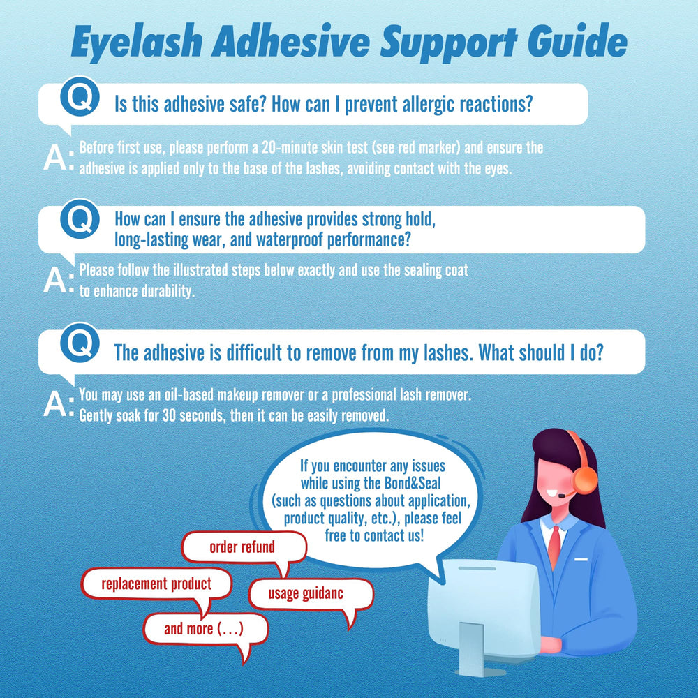 LANKIZ latex-free gentle formula highlights comfort for sensitive eyes.