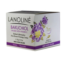 Lanoline Bakuchiol Cream front view, vegan retinol alternative for daily hydration.