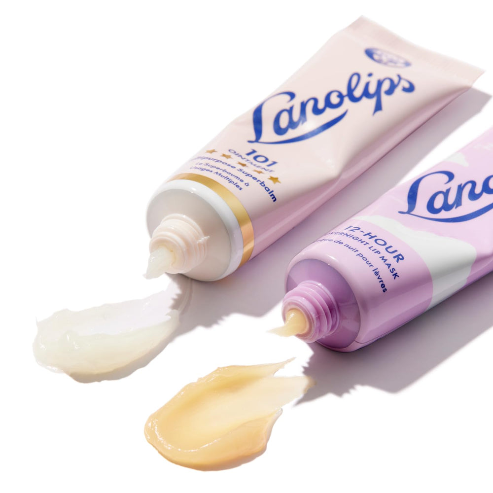Lanolips 101 ointment warms in hand for easy lip application and deep moisture.