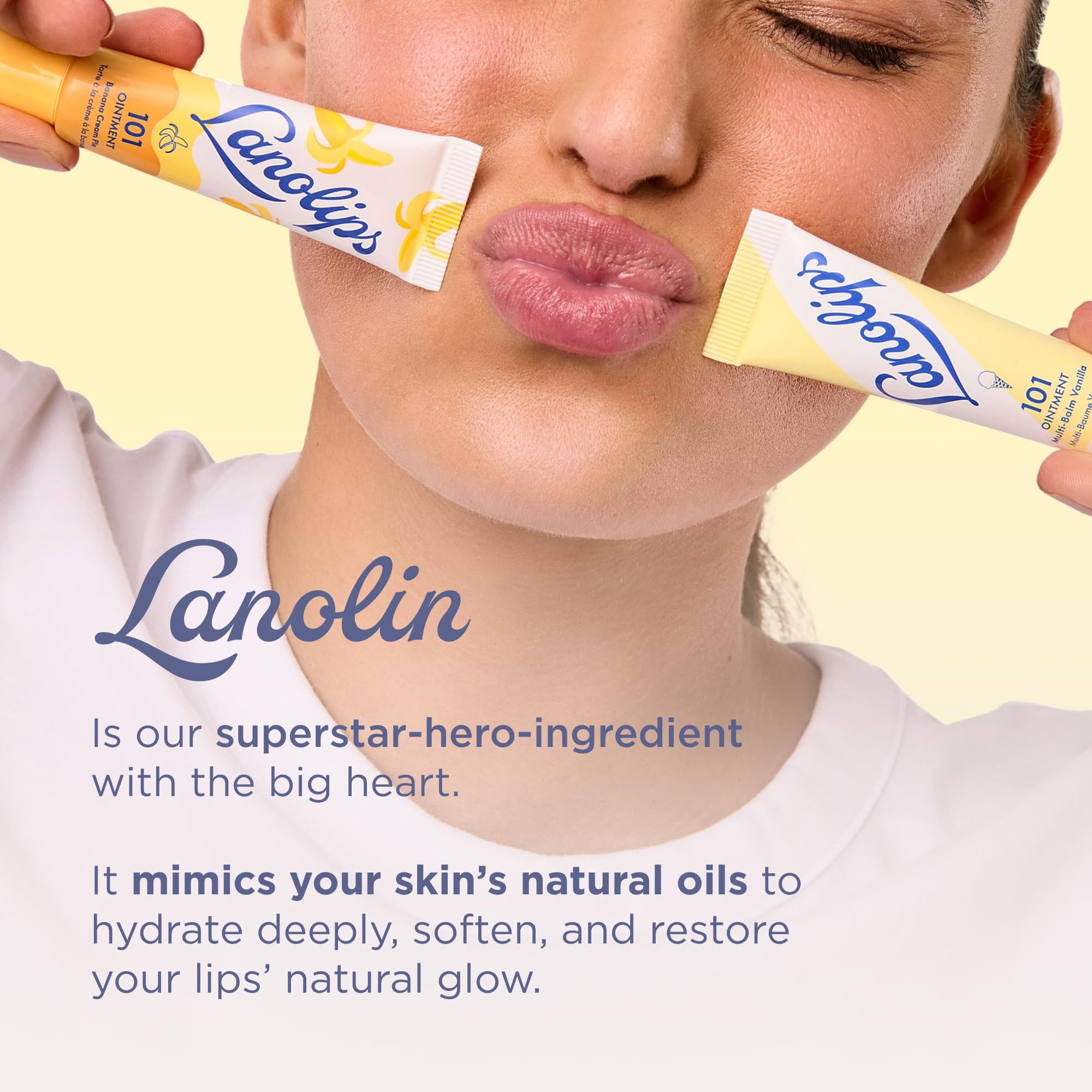 Lanolips 101 Ointment used on cuticles to soften dry skin.