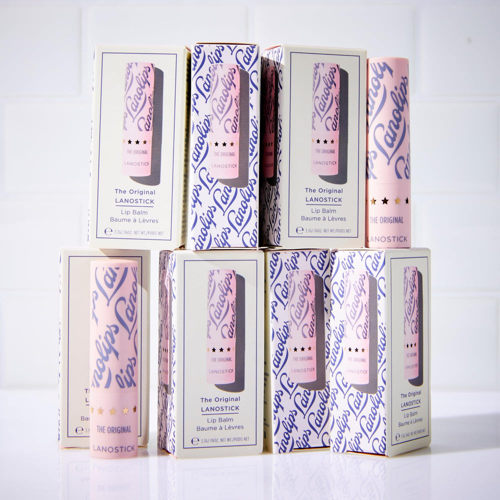 Lanolips Lanostick renewable-lanolin-source explains sustainable by-product origin.