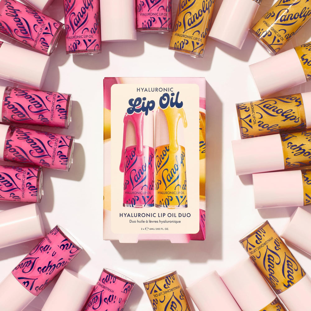 Lanolips lip oils provide deep hydration and a glossy, cushiony feel.