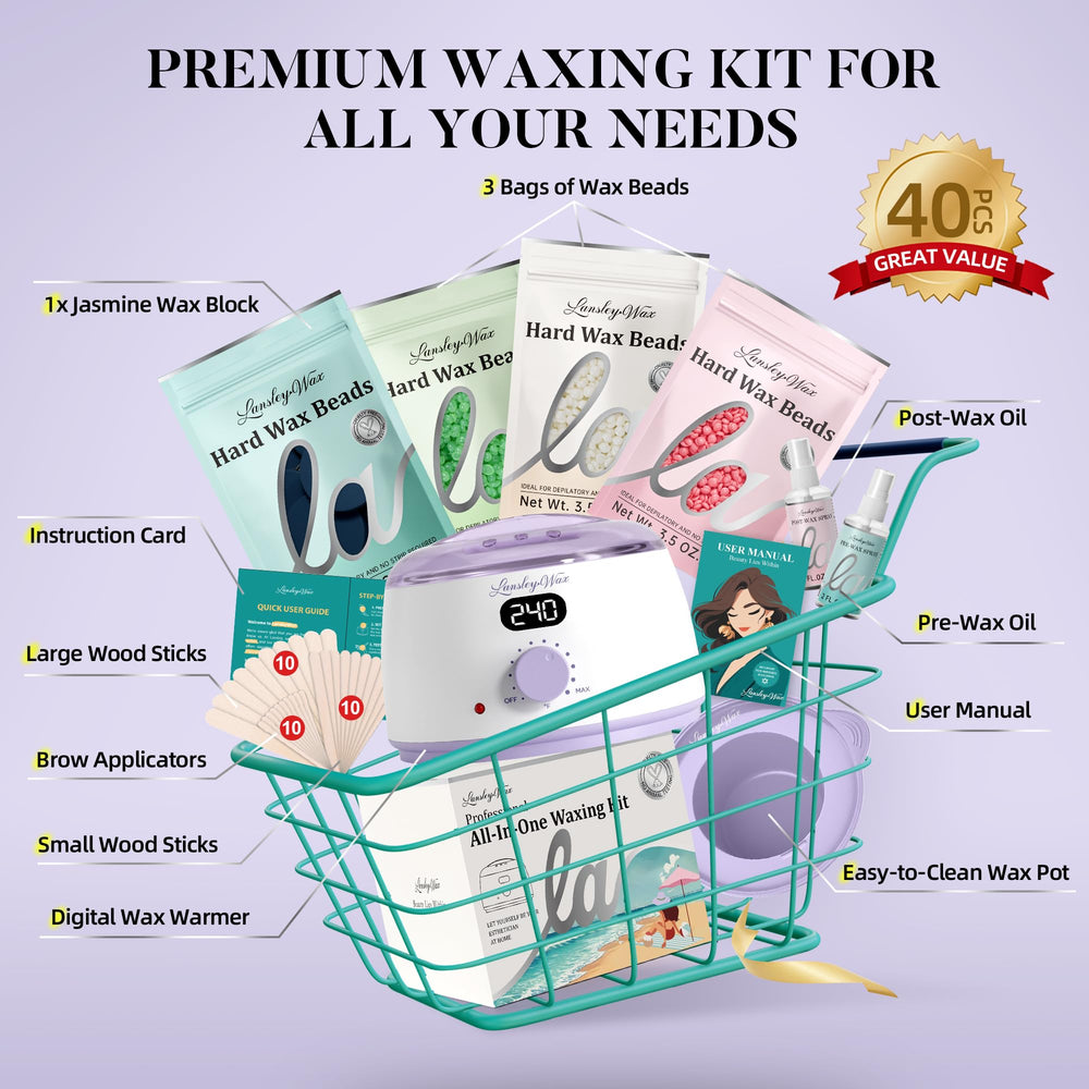 LANSLEYWAX post-wax spray aids gentle aftercare on skin