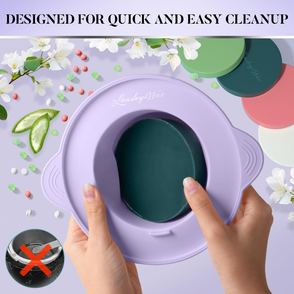 LANSLEYWAX wooden applicators pack for hygienic wax application