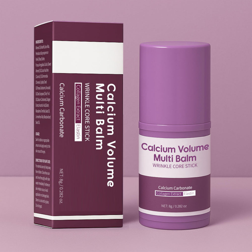 Lanthome Calcium Multi Balm after-application glow suggests refreshed look.