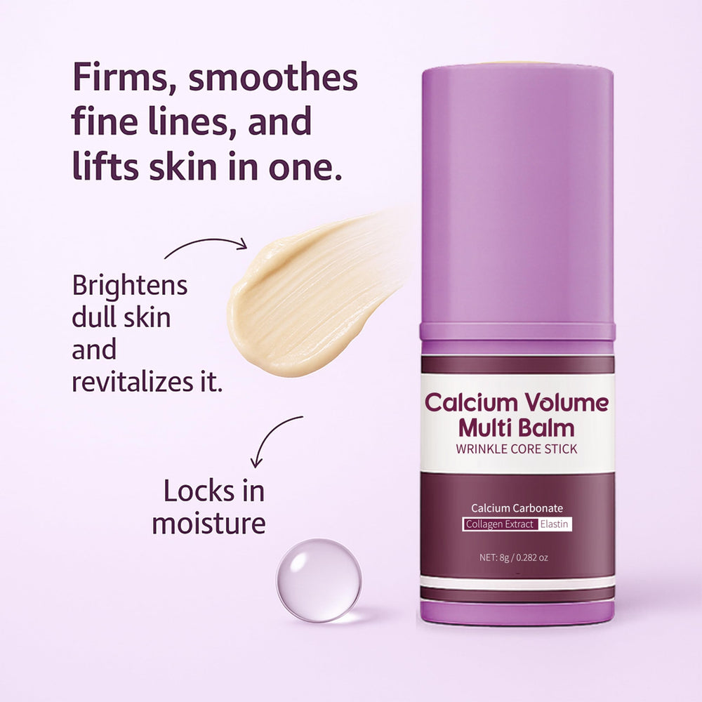Lanthome Calcium Multi Balm shea butter close-up conveys rich moisturization.
