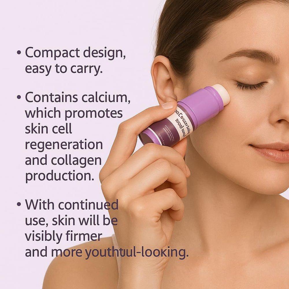 Lanthome Calcium Multi Balm texture close-up reveals smooth cream-like consistency.