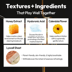LAPCOS honey drops close-up highlighting nourishing honey elements