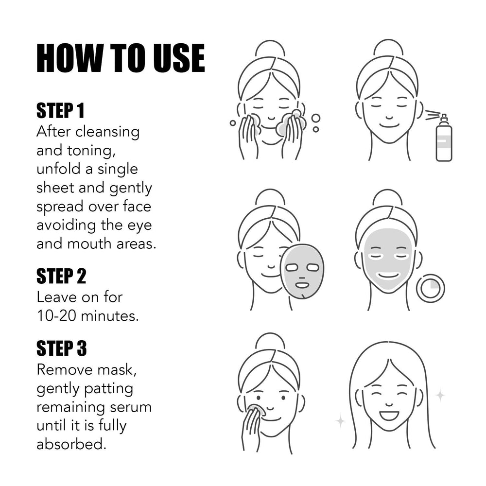 Lapcos Tea Tree Sheet Mask removal and gentle absorption of essence.