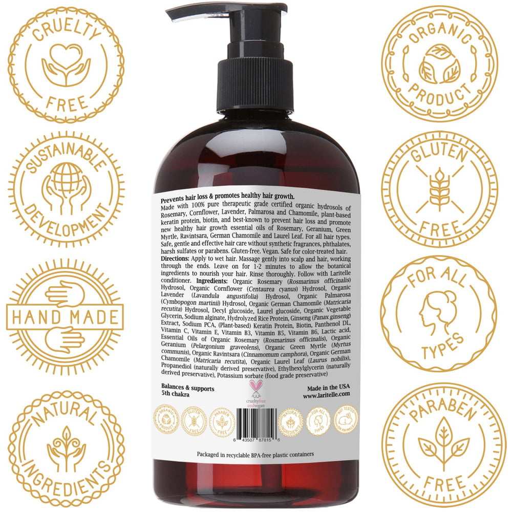 Laritelle hand-poured California batch indicating artisanal, small-batch care.
